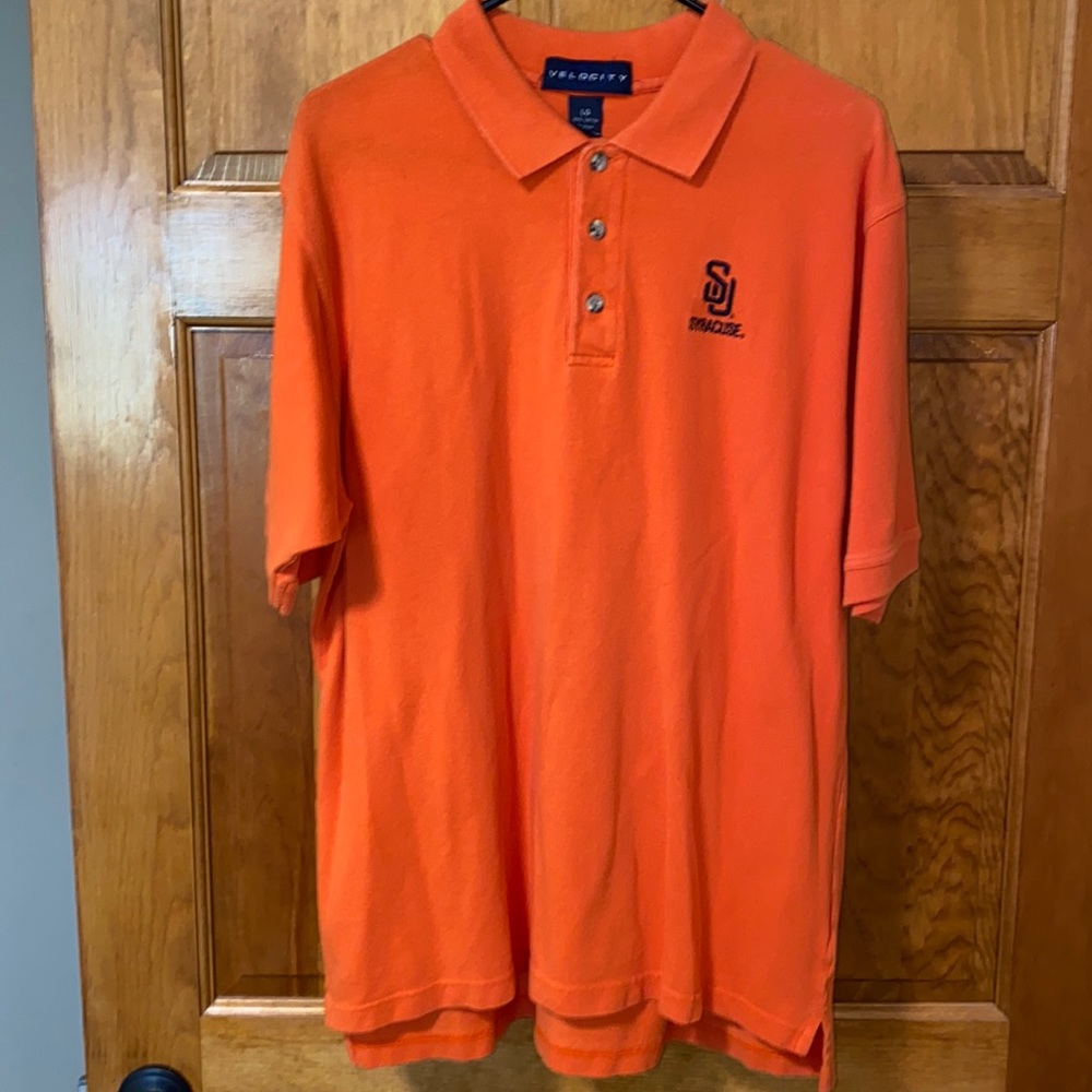 SU Syracuse University Men’s Polo Size Lg